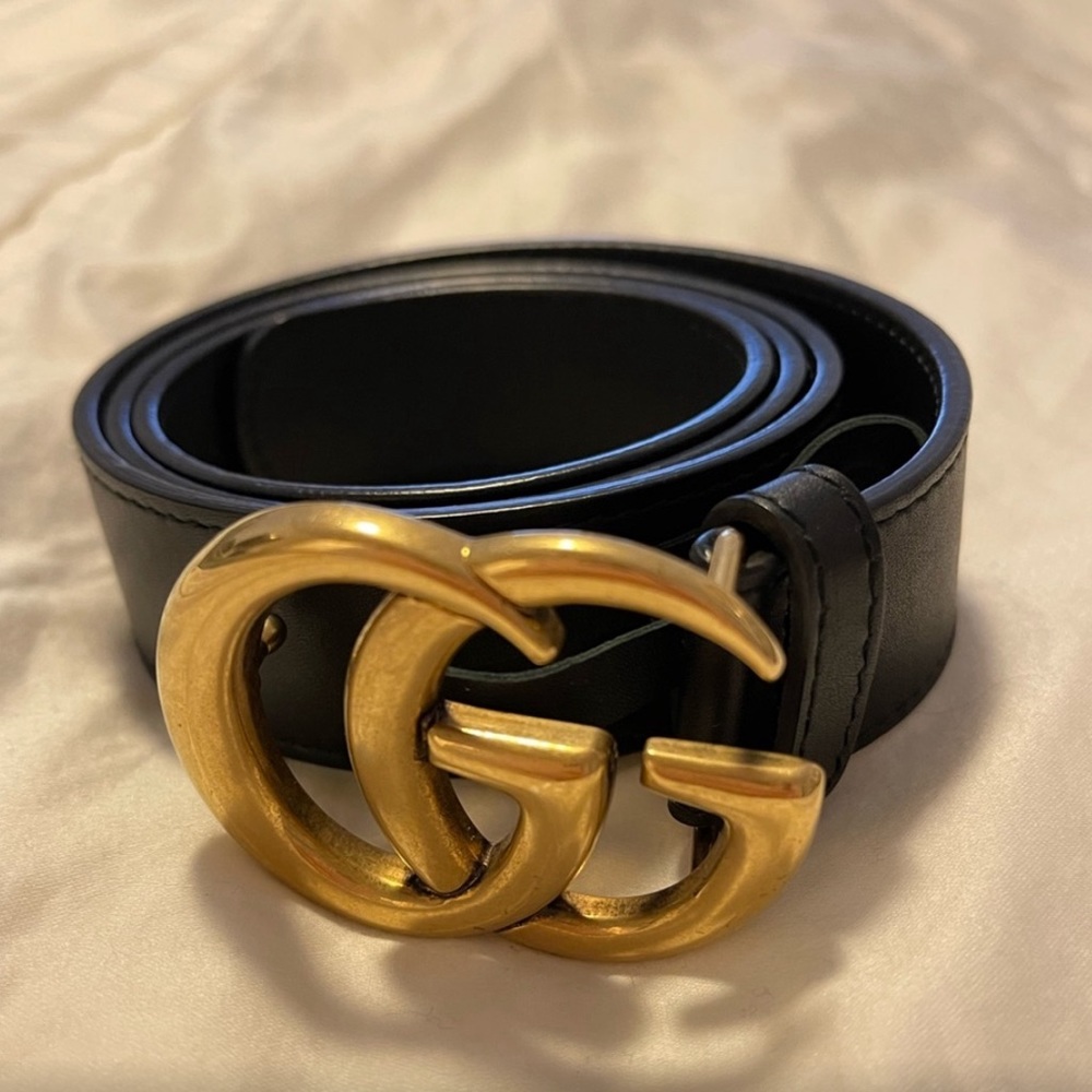 Gucci GG Leather Belt